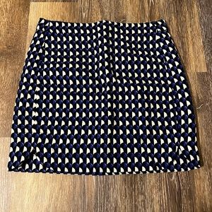 J. Crew Patterned Mini Skirt